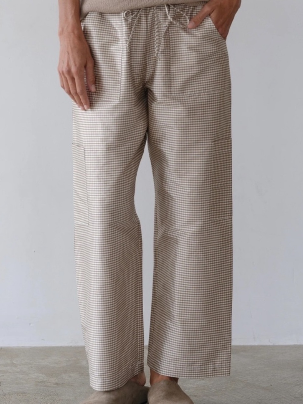 Donni Taffeta Drawstring Cargo Pant